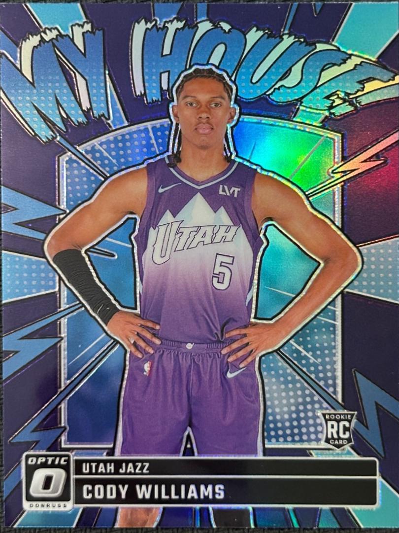 2024 Panini Donruss Optic My House Cody Williams [Purple] #4 card