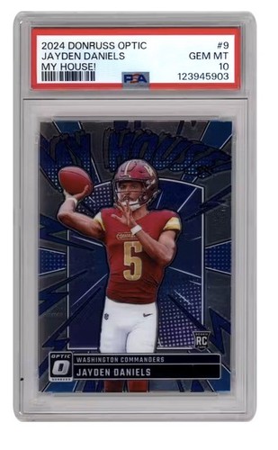 2024 Panini Donruss Optic My House Jayden Daniels #9 card