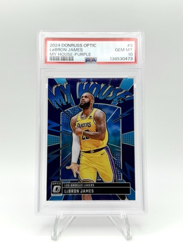 2024 Panini Donruss Optic My House LeBron James [Purple] #3 card