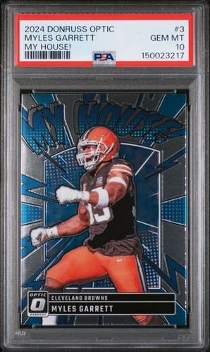 2024 Panini Donruss Optic My House Myles Garrett #3 card