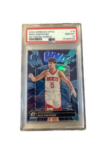 2024 Panini Donruss Optic My House Reed Sheppard [Purple] #18 card