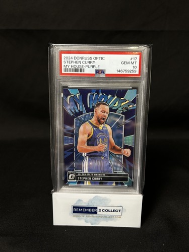 2024 Panini Donruss Optic My House Stephen Curry [Purple] #17 card