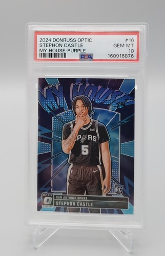 2024 Panini Donruss Optic My House Stephon Castle [Purple] #16 card