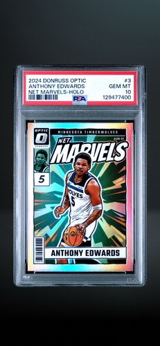 2024 Panini Donruss Optic Net Marvels Anthony Edwards [Holo] #3 card