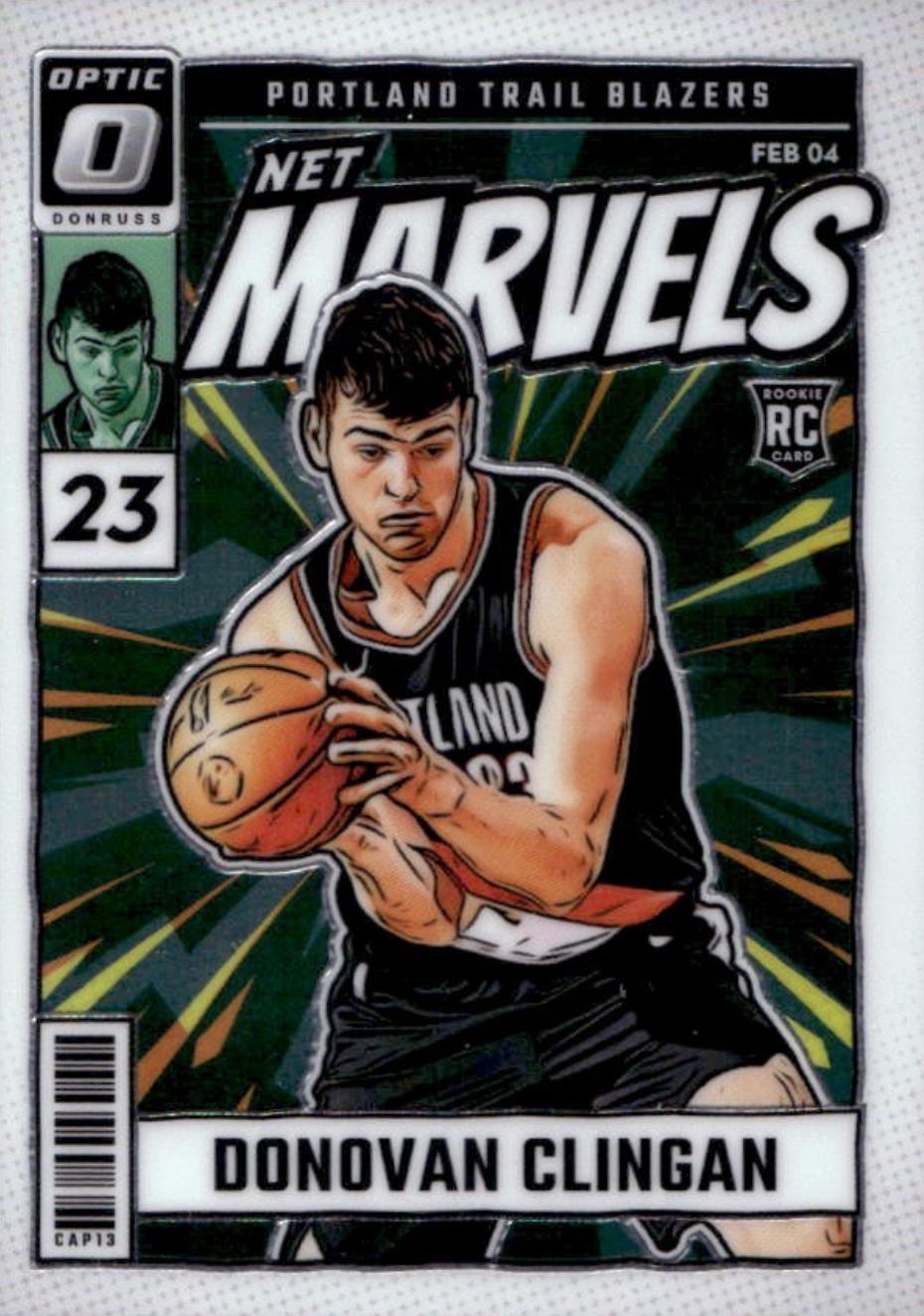 2024 Panini Donruss Optic Net Marvels Donovan Clingan #11 card