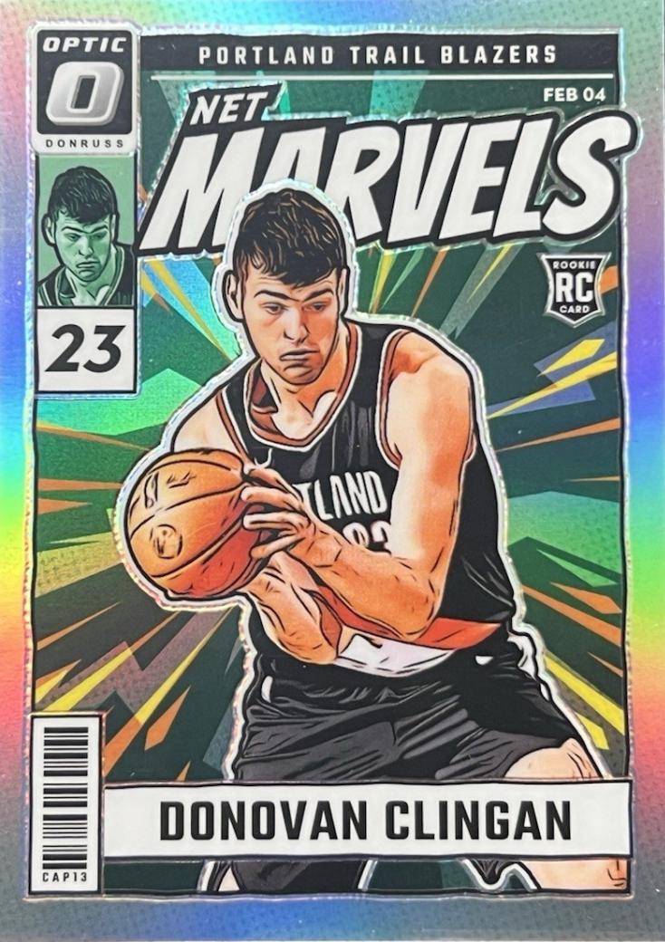 2024 Panini Donruss Optic Net Marvels Donovan Clingan [Holo] #11 card