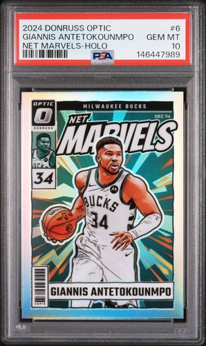 2024 Panini Donruss Optic Net Marvels Giannis Antetokounmpo [Holo] #6 card