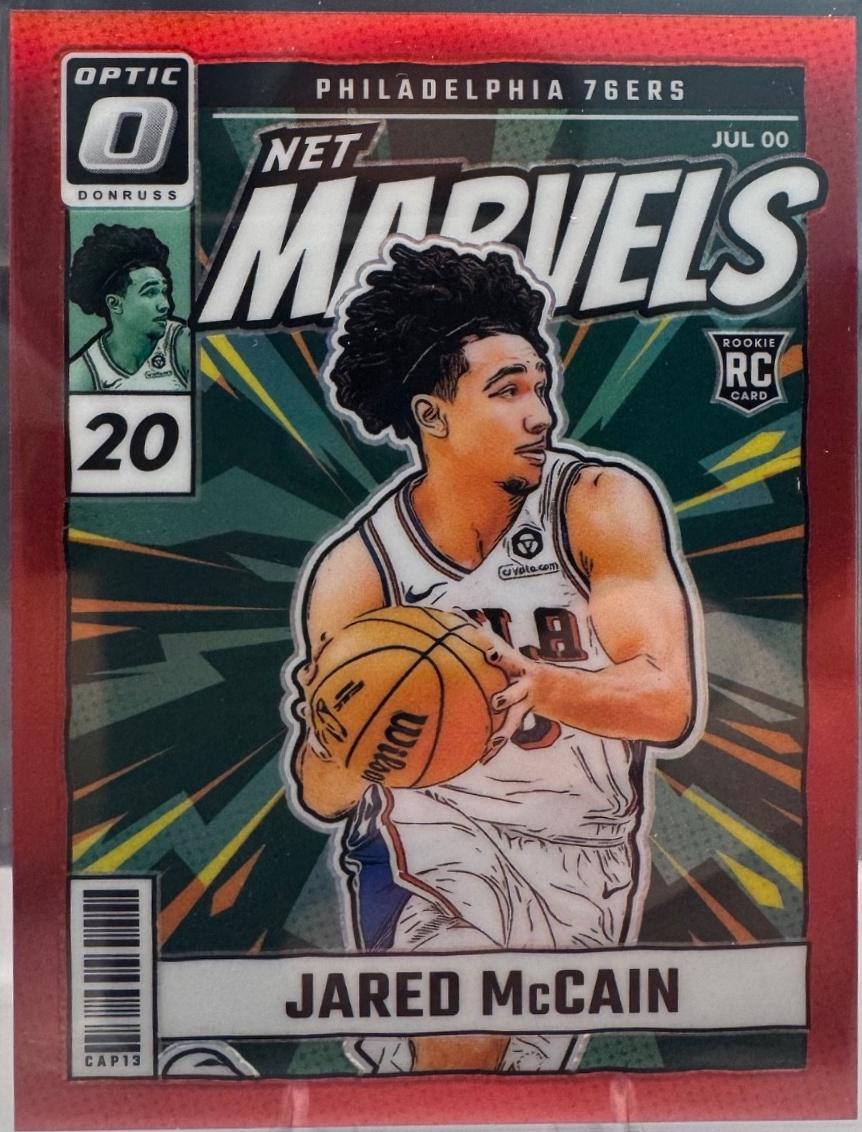 2024 Panini Donruss Optic Net Marvels Jared McCain [Red] #23 card