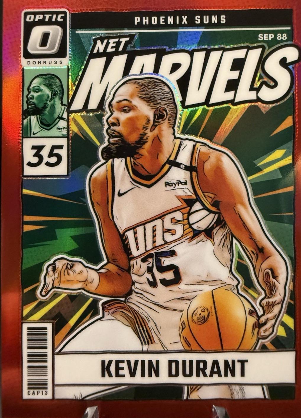 2024 Panini Donruss Optic Net Marvels Kevin Durant [Red] #18 card