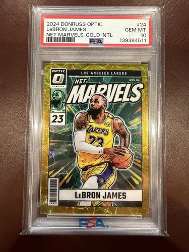 2024 Panini Donruss Optic Net Marvels LeBron James #24 card