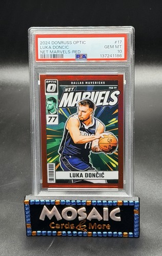 2024 Panini Donruss Optic Net Marvels Luka Doncic [Red] #17 card