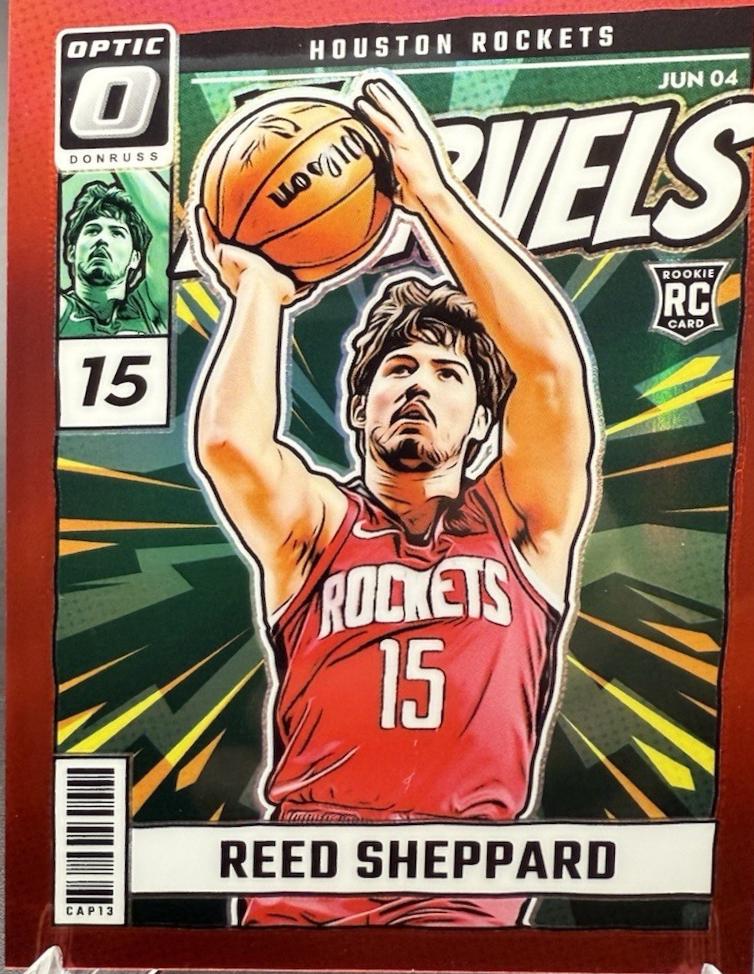 2024 Panini Donruss Optic Net Marvels Reed Sheppard [Red] #4 card