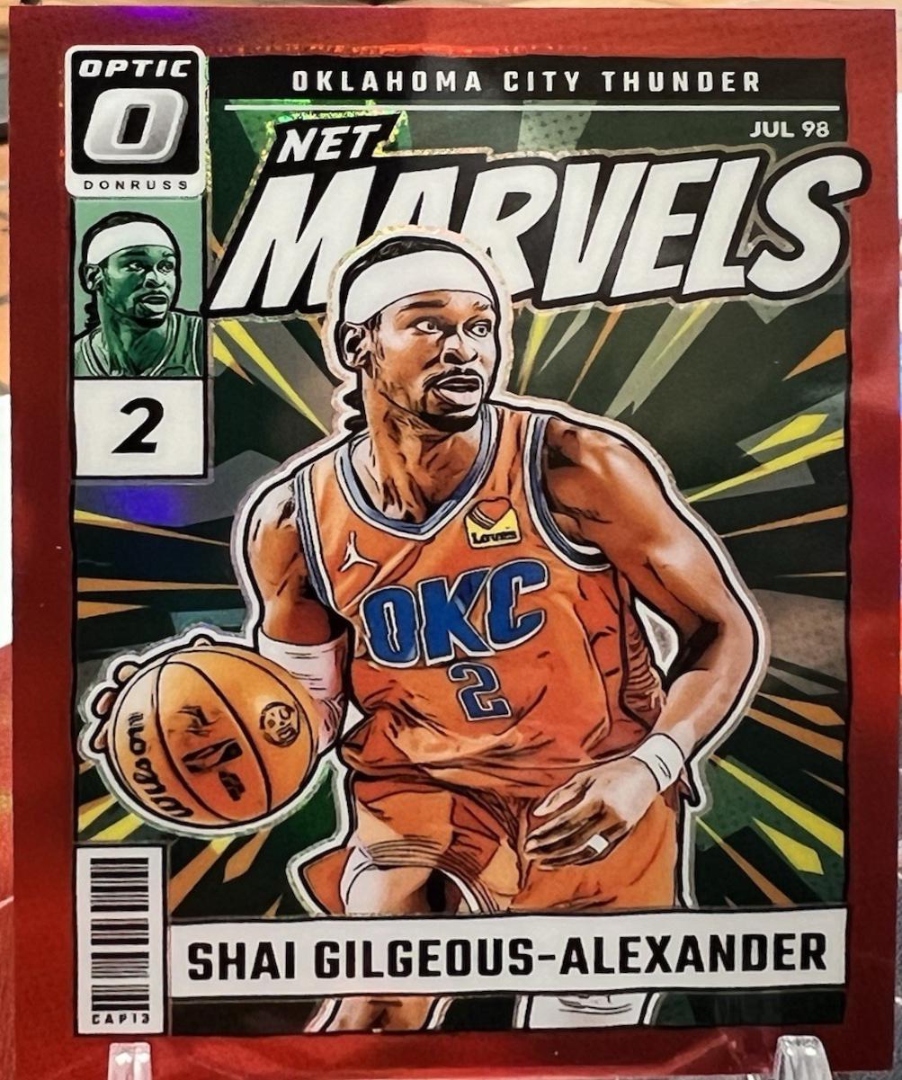 2024 Panini Donruss Optic Net Marvels Shai Gilgeous-Alexander [Red] #8 card