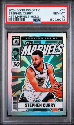 2024 Panini Donruss Optic Net Marvels Stephen Curry [Holo] #15 card