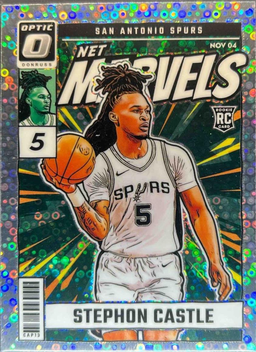 2024 Panini Donruss Optic Net Marvels Stephon Castle [Fast Break Holo] #12 card
