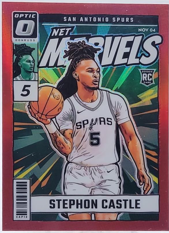2024 Panini Donruss Optic Net Marvels Stephon Castle [Red] #12 card