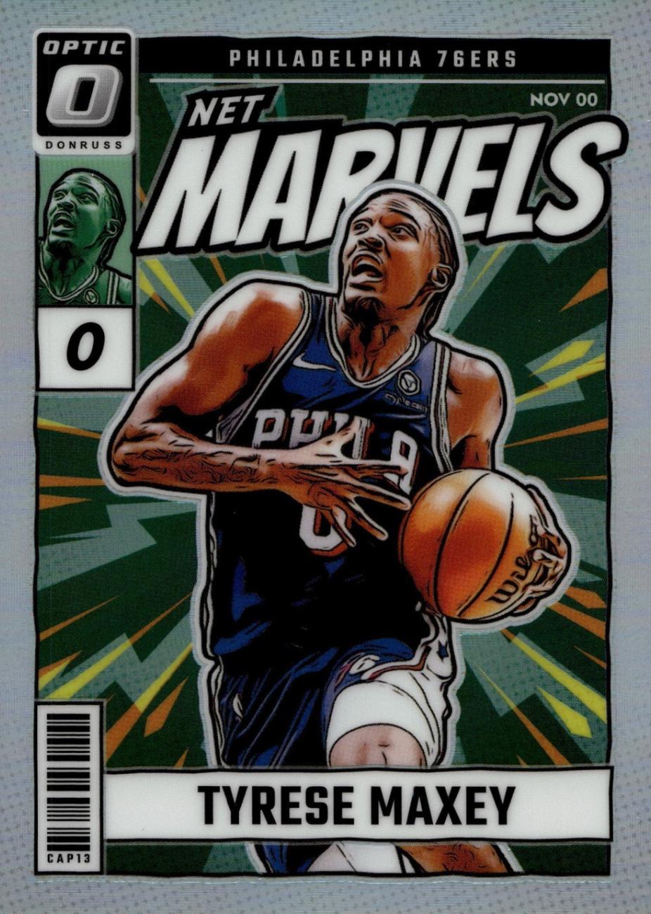 2024 Panini Donruss Optic Net Marvels Tyrese Maxey [Holo] #19 card