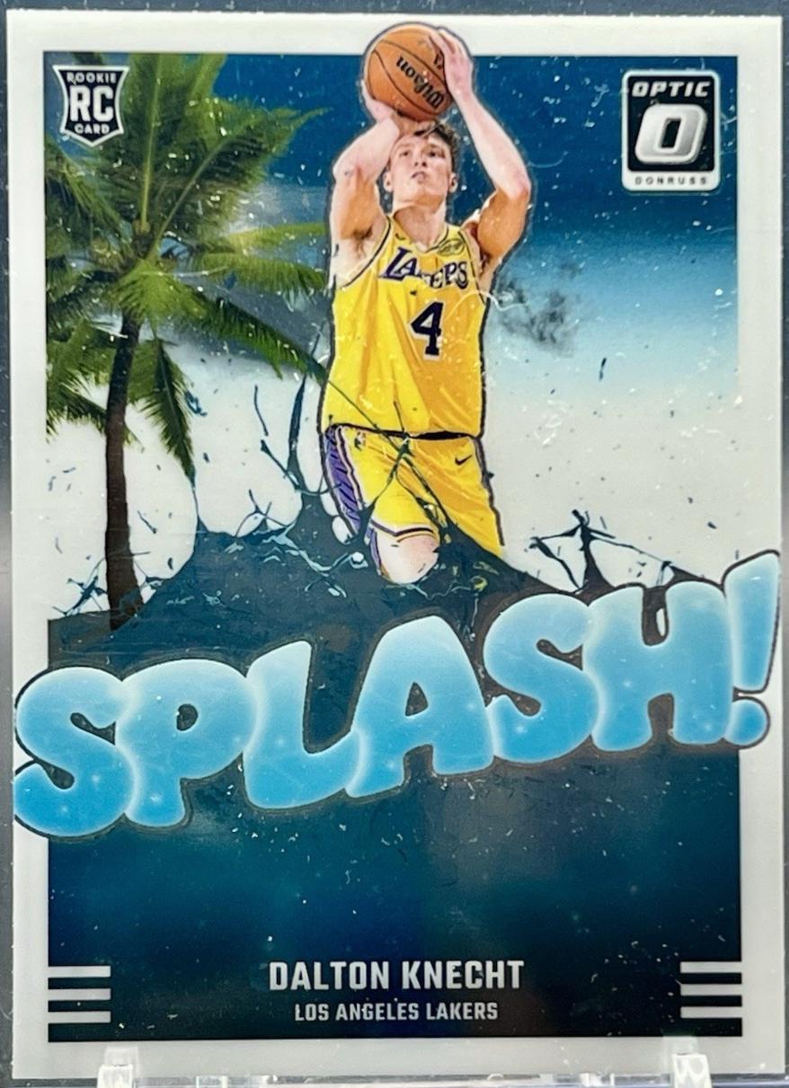 2024 Panini Donruss Optic Splash Dalton Knecht #12 card