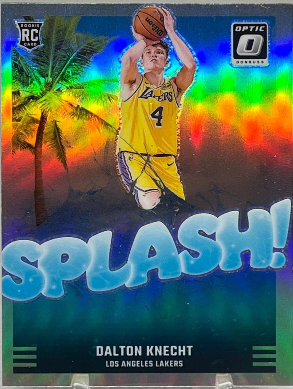 2024 Panini Donruss Optic Splash Dalton Knecht [Holo] #12 card