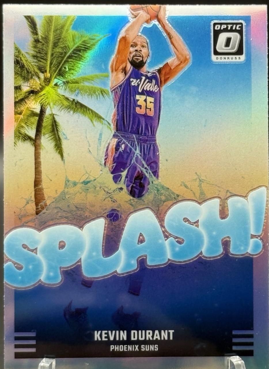 2024 Panini Donruss Optic Splash Kevin Durant [Holo] #10 card