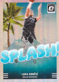2024 Panini Donruss Optic Splash Luka Doncic [Holo] #1 card