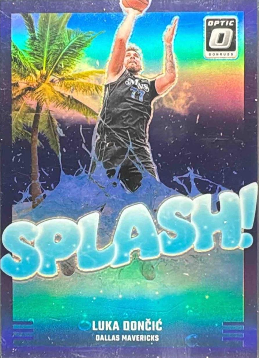 2024 Panini Donruss Optic Splash Luka Doncic [Purple] #1 card