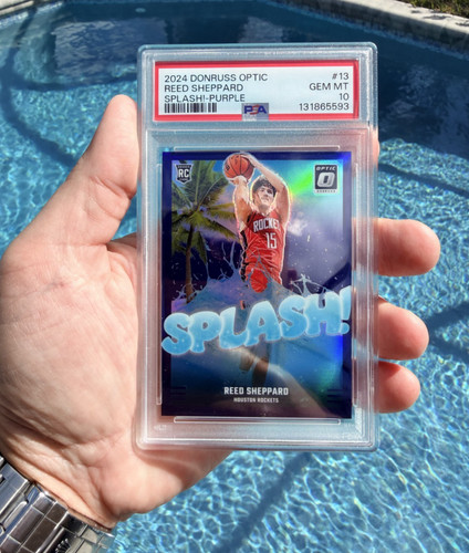 2024 Panini Donruss Optic Splash Reed Sheppard [Purple] #13 card