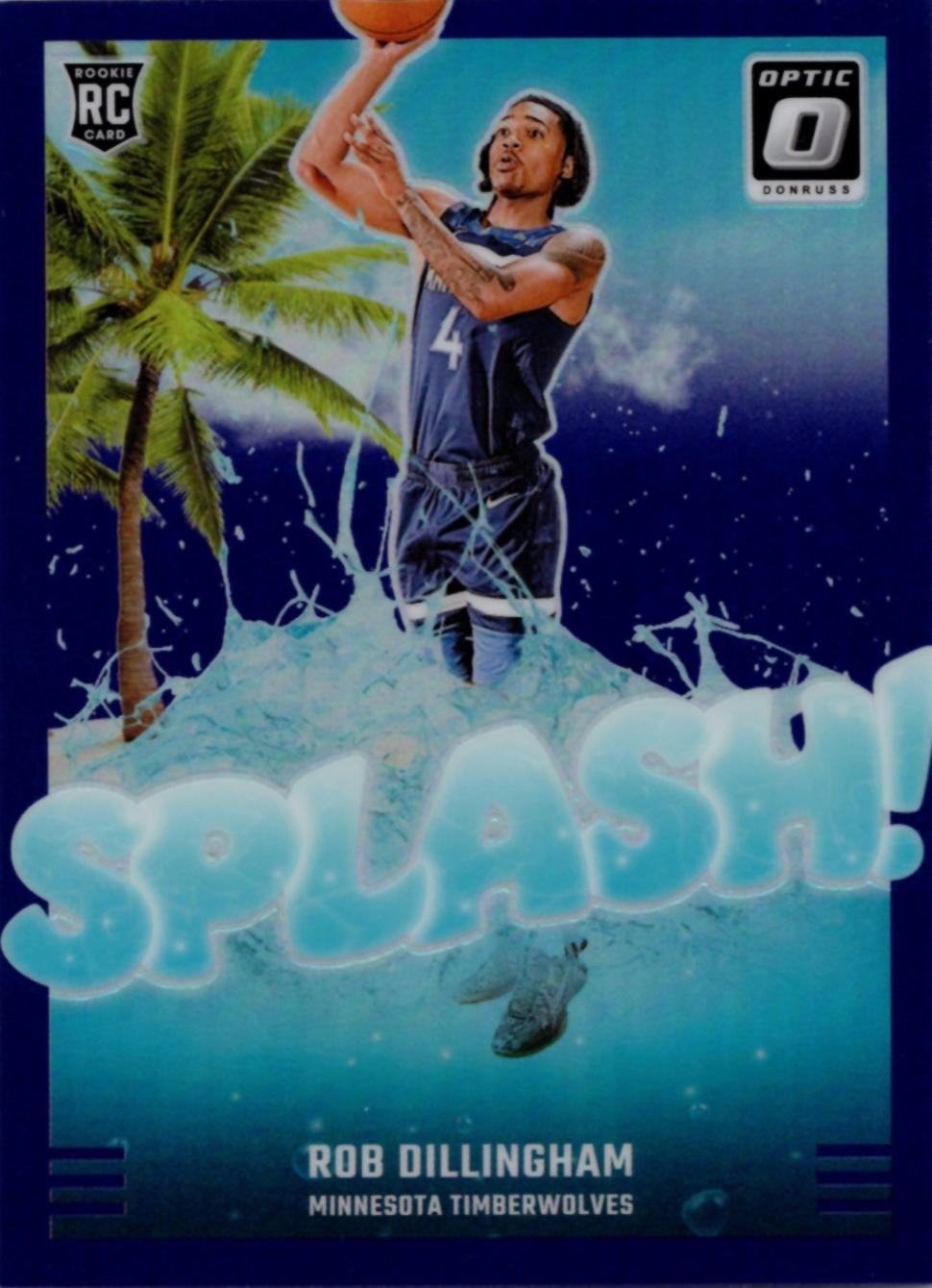 2024 Panini Donruss Optic Splash Rob Dillingham [Purple] #8 card