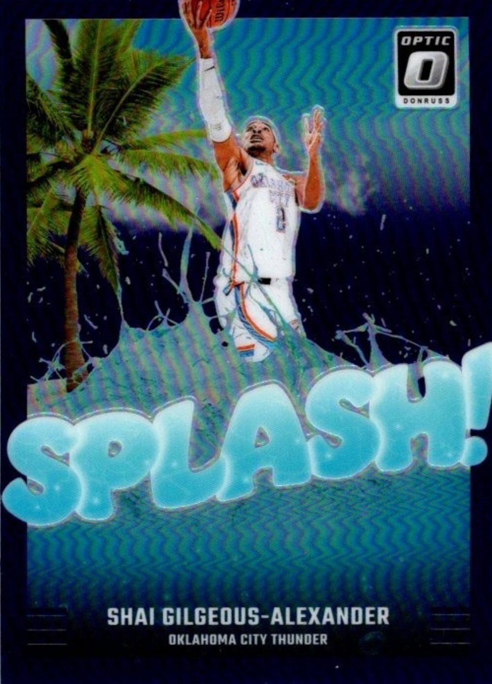 2024 Panini Donruss Optic Splash Shai Gilgeous-Alexander [Purple] #6 card