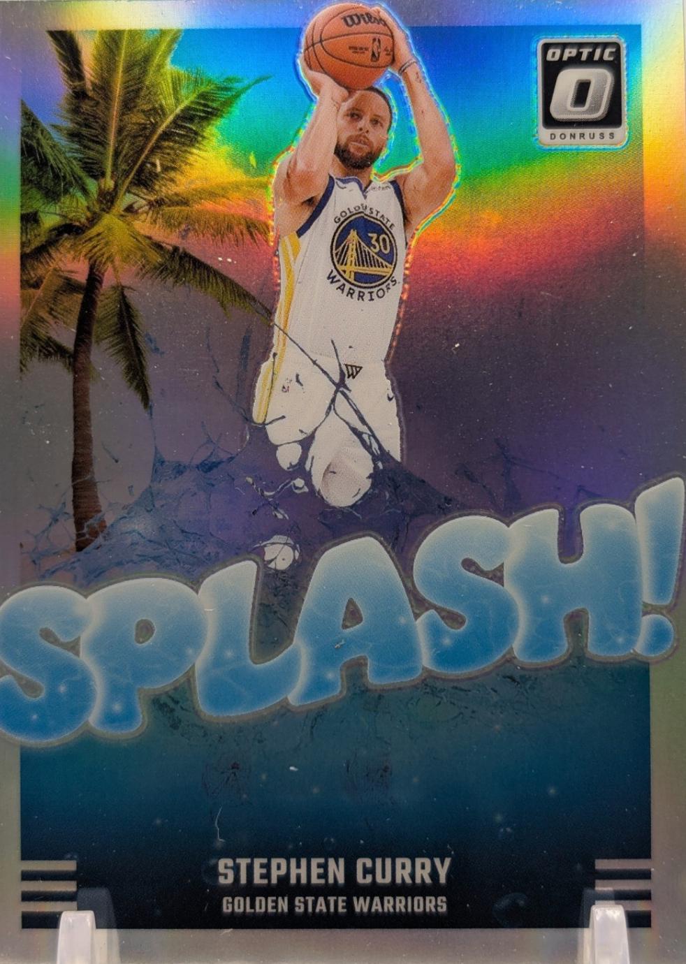 2024 Panini Donruss Optic Splash Stephen Curry [Holo] #2 card