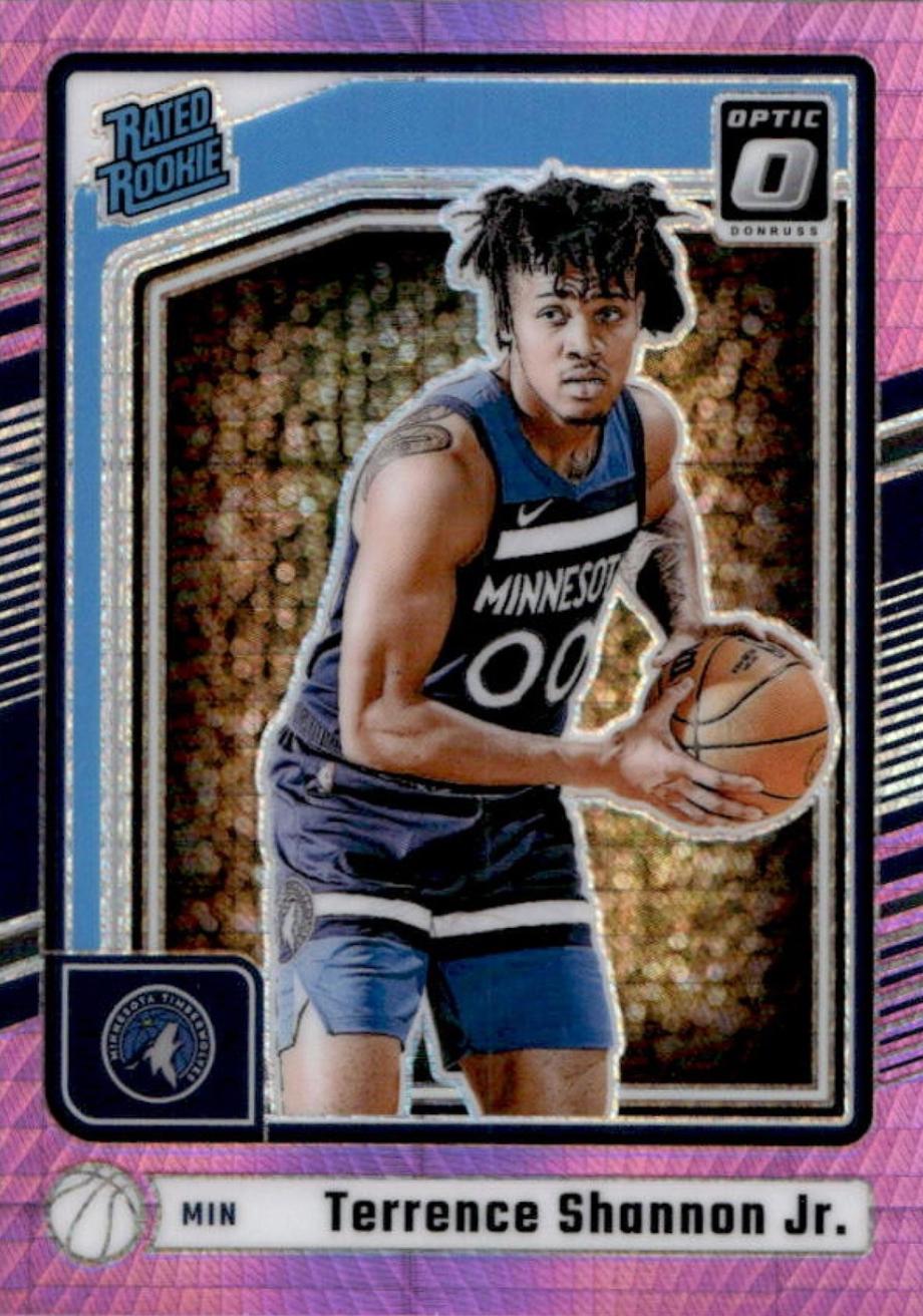 2024 Panini Donruss Optic Terrence Shannon Jr. [Hyper Pink] #267 card