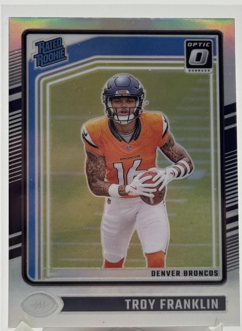 2024 Panini Donruss Optic Troy Franklin [Holo] #294 card