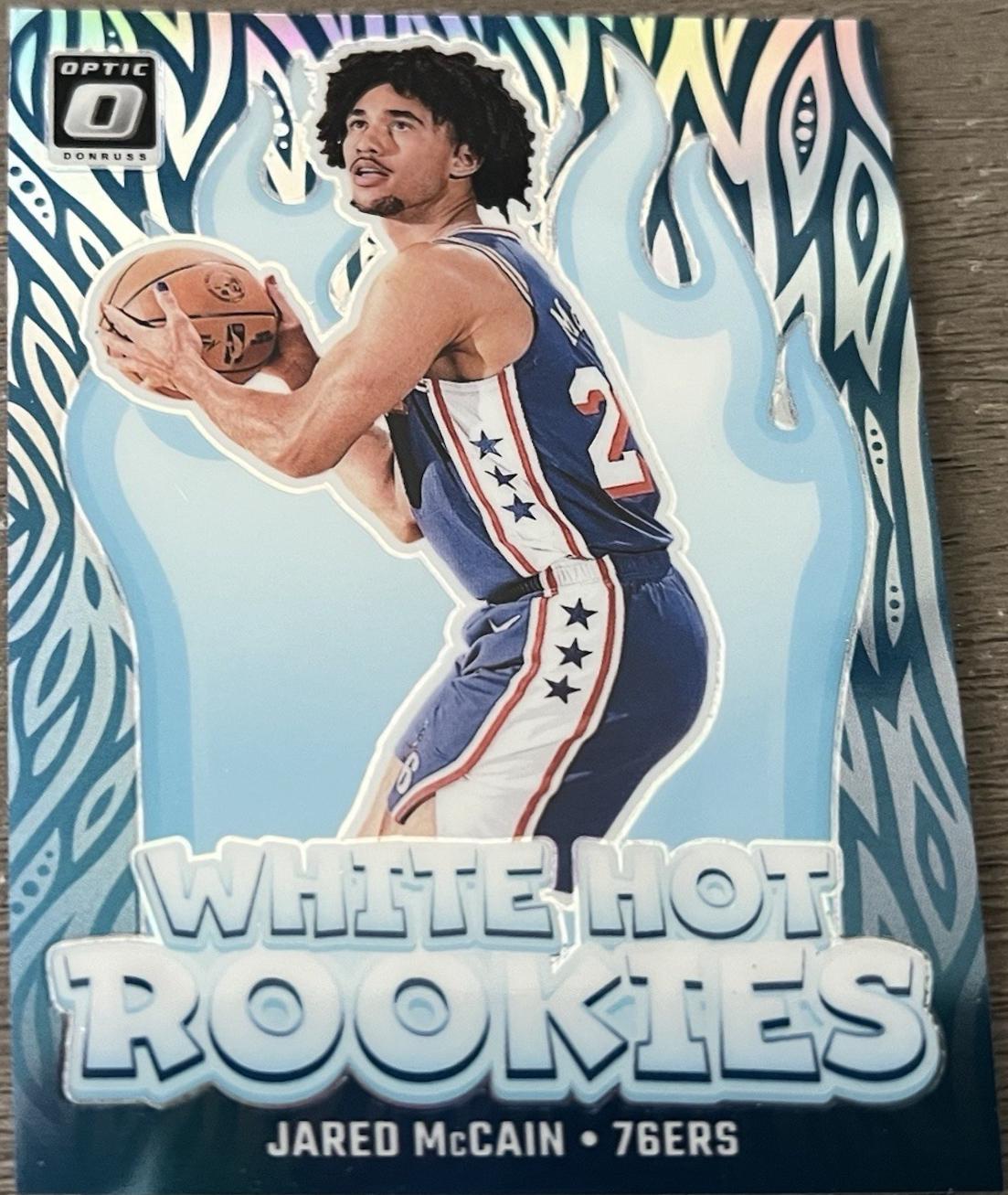 2024 Panini Donruss Optic White Hot Rookie Jared McCain [Holo] #2 card