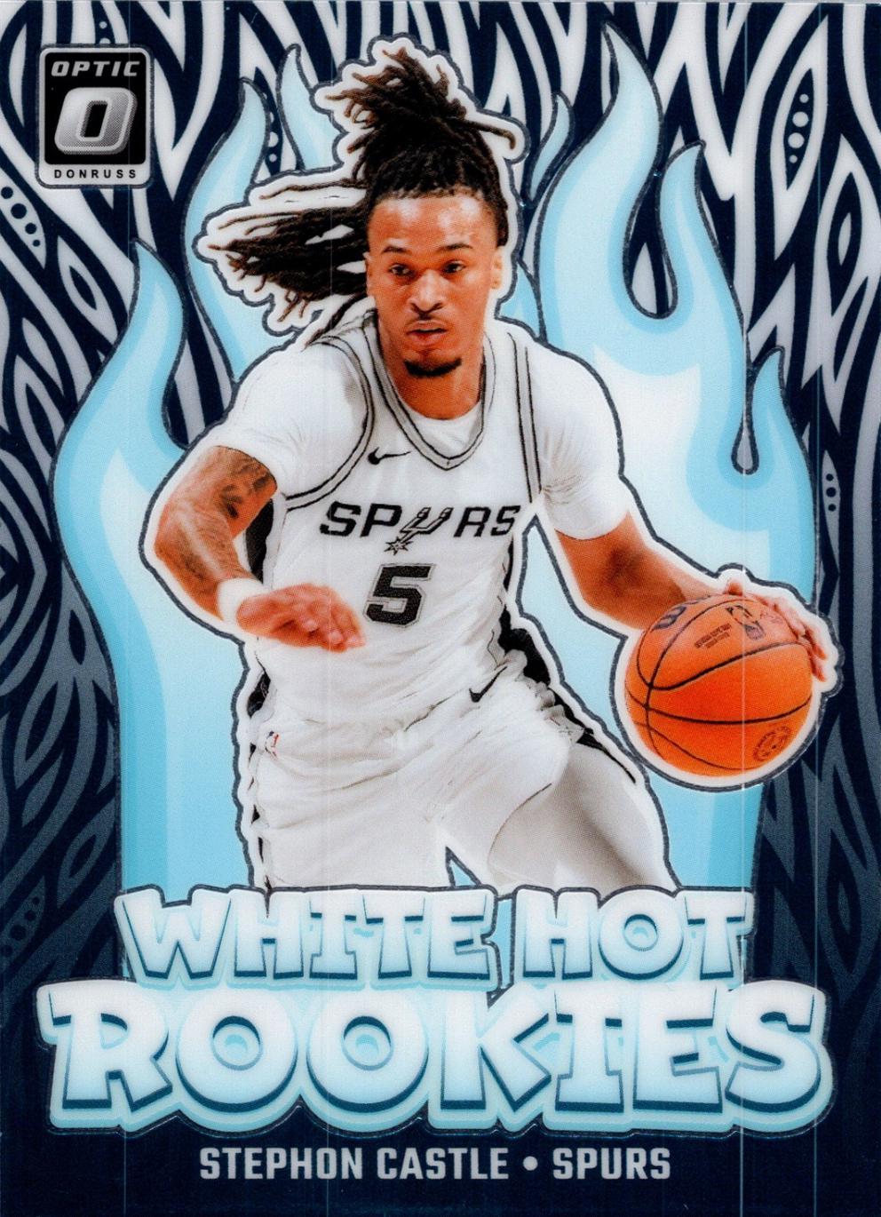 2024 Panini Donruss Optic White Hot Rookie Stephon Castle #6 card