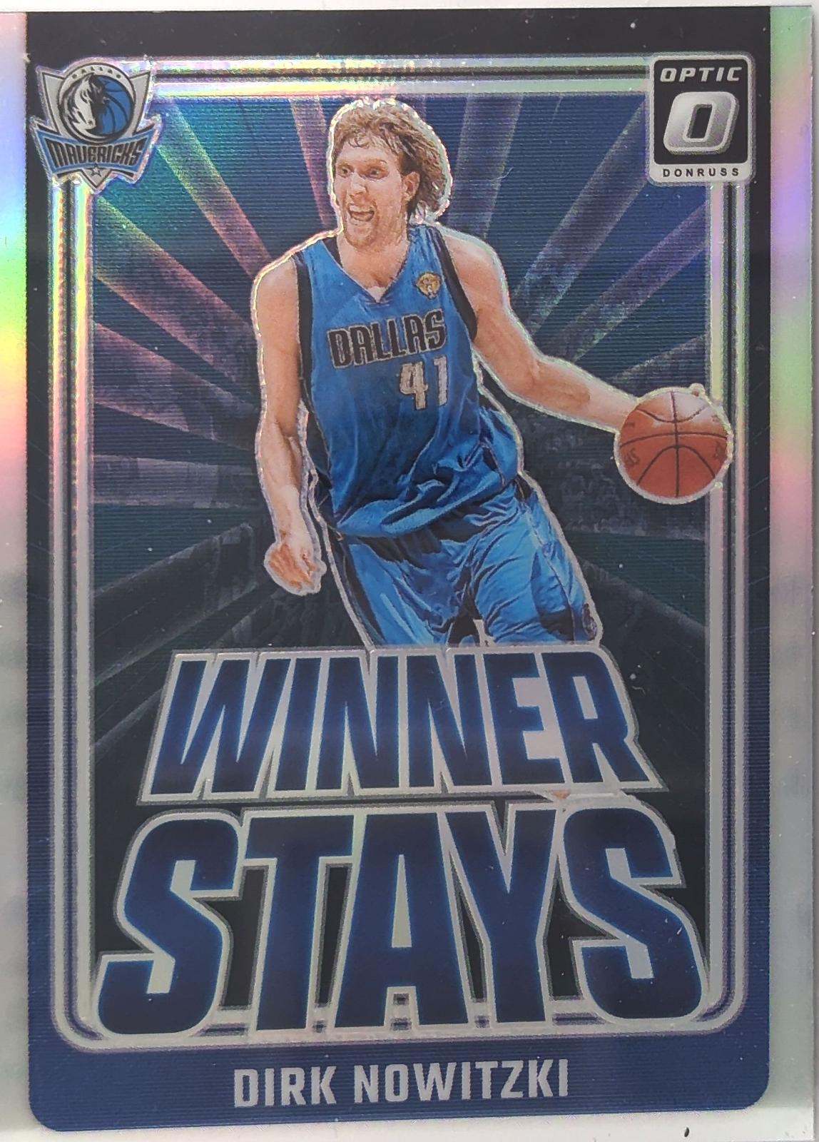 2024 Panini Donruss Optic Winner Stays Dirk Nowitzki [Holo] #13 card