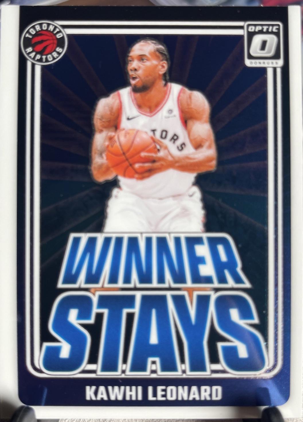 2024 Panini Donruss Optic Winner Stays Kawhi Leonard #8 card
