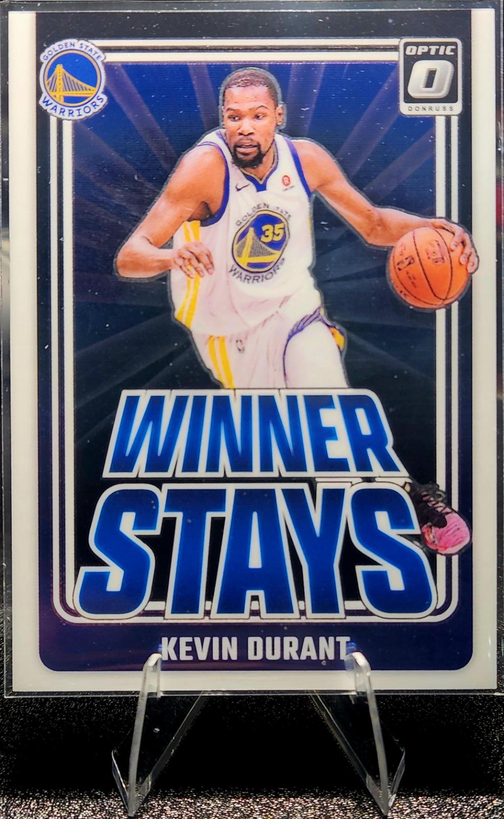 2024 Panini Donruss Optic Winner Stays Kevin Durant #5 card
