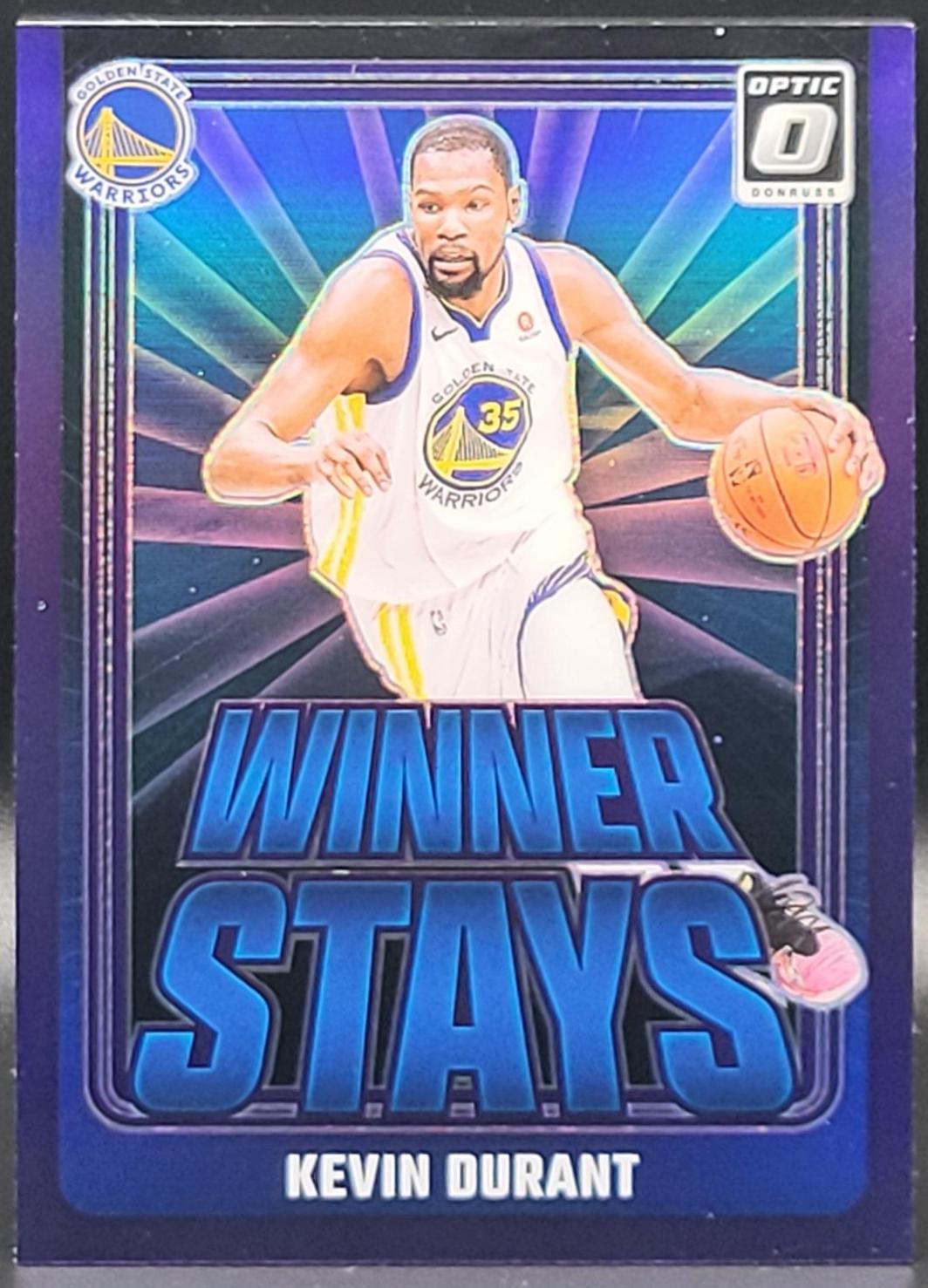 2024 Panini Donruss Optic Winner Stays Kevin Durant [Purple] #5 card
