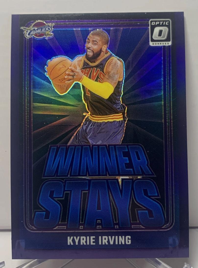 2024 Panini Donruss Optic Winner Stays Kyrie Irving [Purple] #10 card