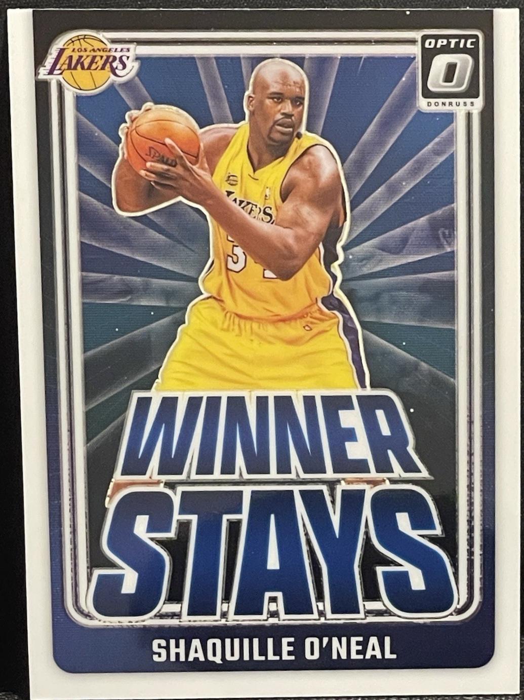 2024 Panini Donruss Optic Winner Stays Shaquille O'Neal #11 card