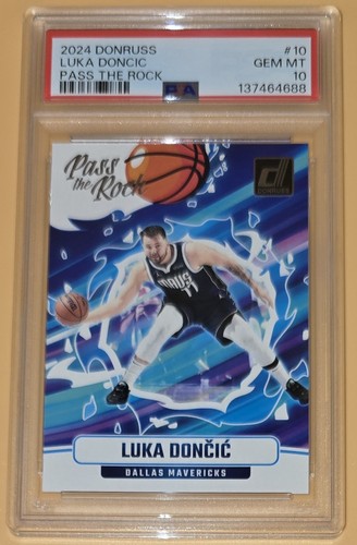 2024 Panini Donruss Pass the Rock Luka Doncic #10 card