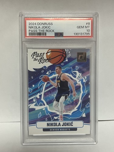2024 Panini Donruss Pass the Rock Nikola Jokic #8 card