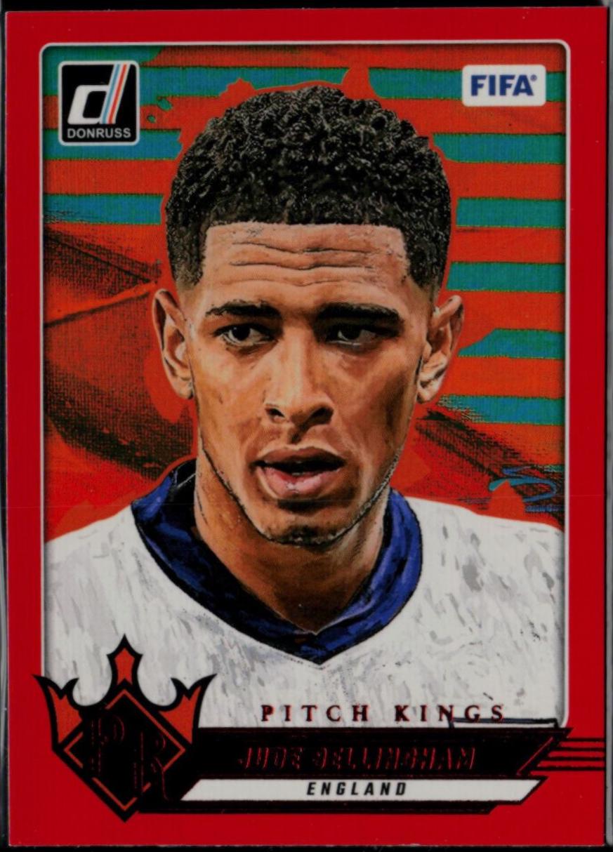 2024 Panini Donruss Pitch Kings Jude Bellingham [Red] #2 card