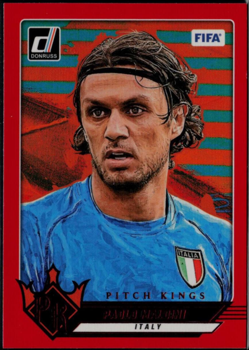 2024 Panini Donruss Pitch Kings Paolo Maldini [Red] #24 card