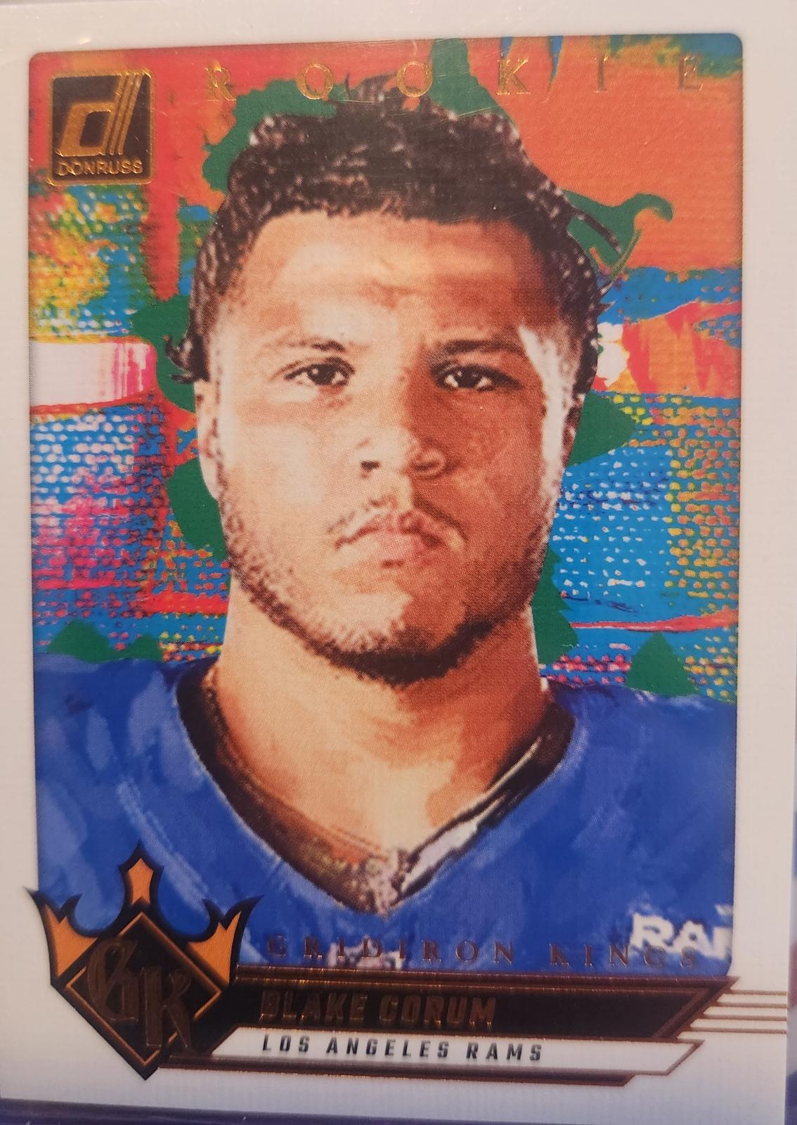 2024 Panini Donruss Rookie Gridiron Kings Blake Corum #17 card