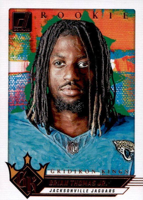 2024 Panini Donruss Rookie Gridiron Kings Brian Thomas Jr. #8 card