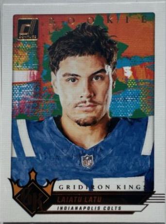 2024 Panini Donruss Rookie Gridiron Kings Laiatu Latu #2 card