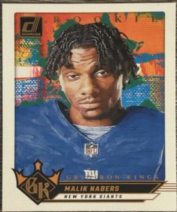 2024 Panini Donruss Rookie Gridiron Kings Malik Nabers #11 card