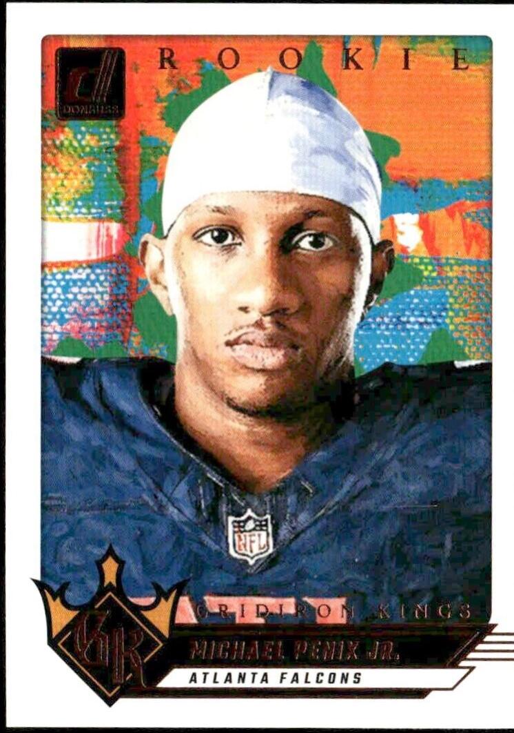 2024 Panini Donruss Rookie Gridiron Kings Michael Penix Jr. #4 card