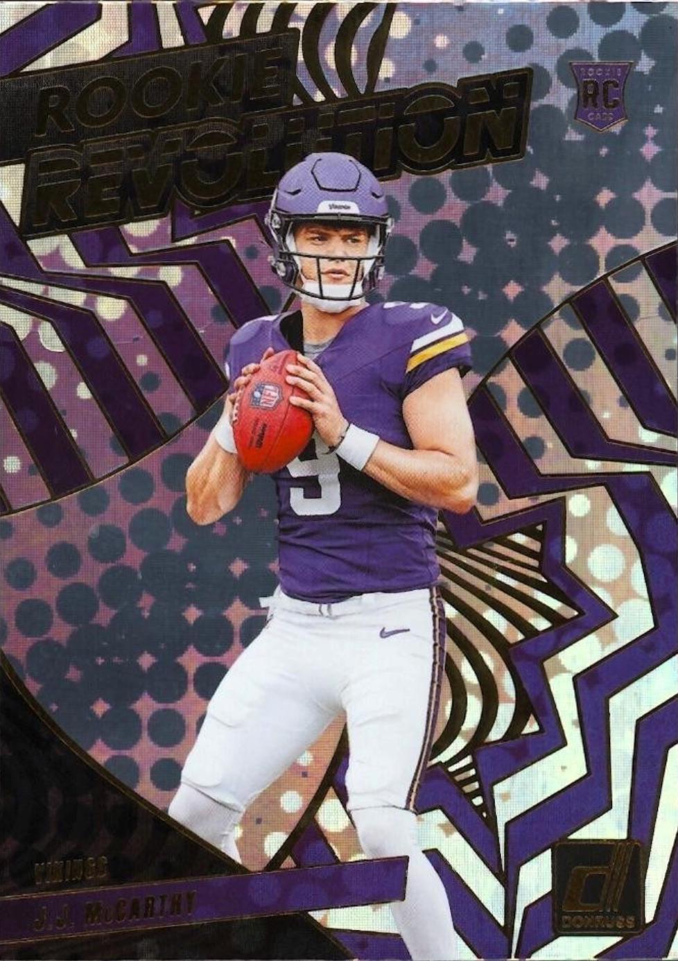 2024 Panini Donruss Rookie Revolution J.J. McCarthy #3 card